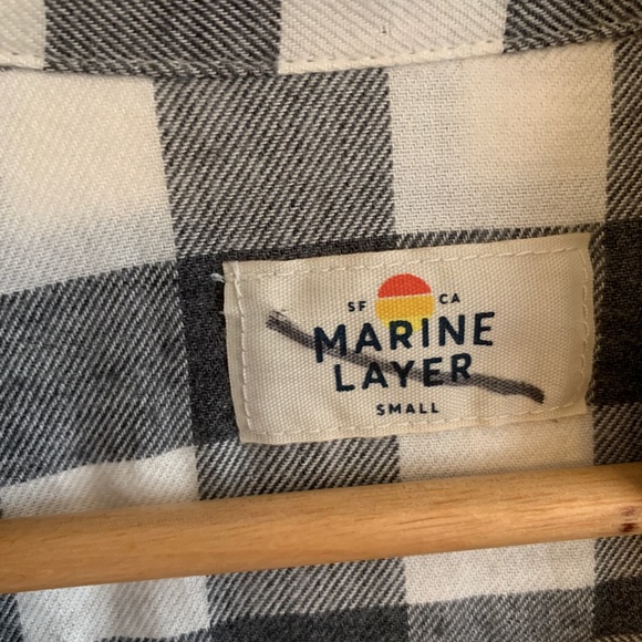 NEW Marine Layer Effie Popover Dress Flannel Small - Picture 6 of 7